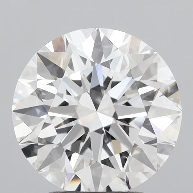 3.02 Carat Round Shaped, Ideal Cut, E Color, VVS2 Clarity, IGI Certified Lab Grown Diamond