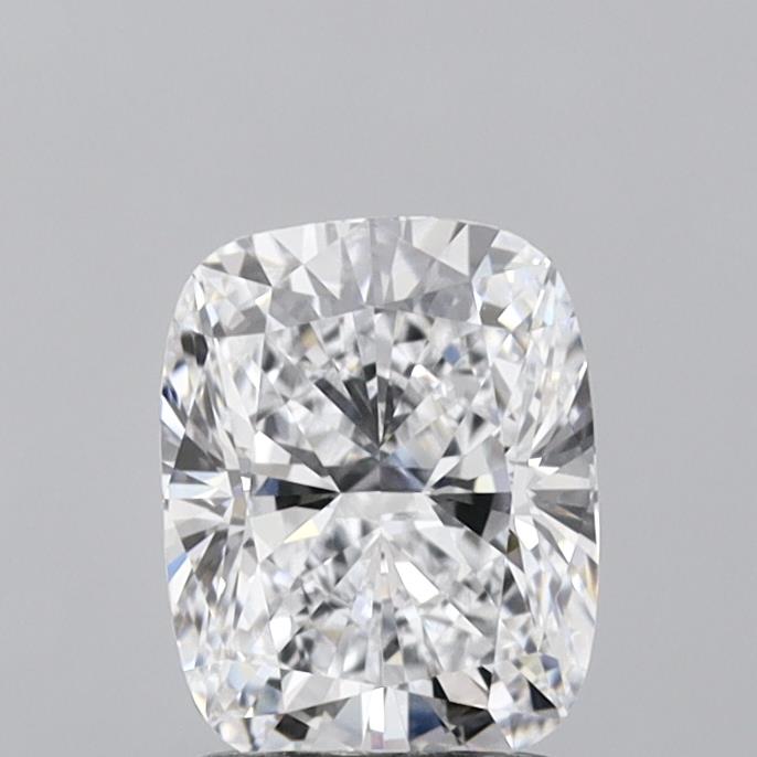 1.58 Carat Cushion Shaped, Ideal Cut, D Color, VVS1 Clarity, IGI Certified Lab Grown Diamond