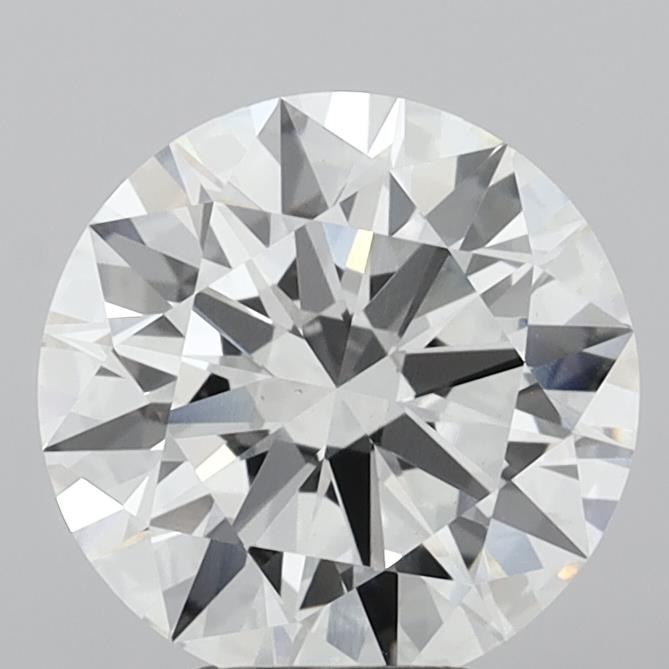 4.84 Carat Round Shaped, Ideal Cut, F Color, VS1 Clarity, IGI Certified Lab Grown Diamond