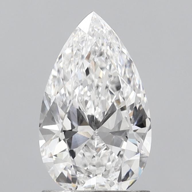 1.40 Carat Pear Shaped, Ideal Cut, E Color, VVS2 Clarity, IGI Certified Lab Grown Diamond