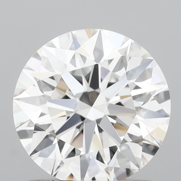 1.09 Carat Round Shaped, Ideal Cut, D Color, VVS2 Clarity, IGI Certified Lab Grown Diamond