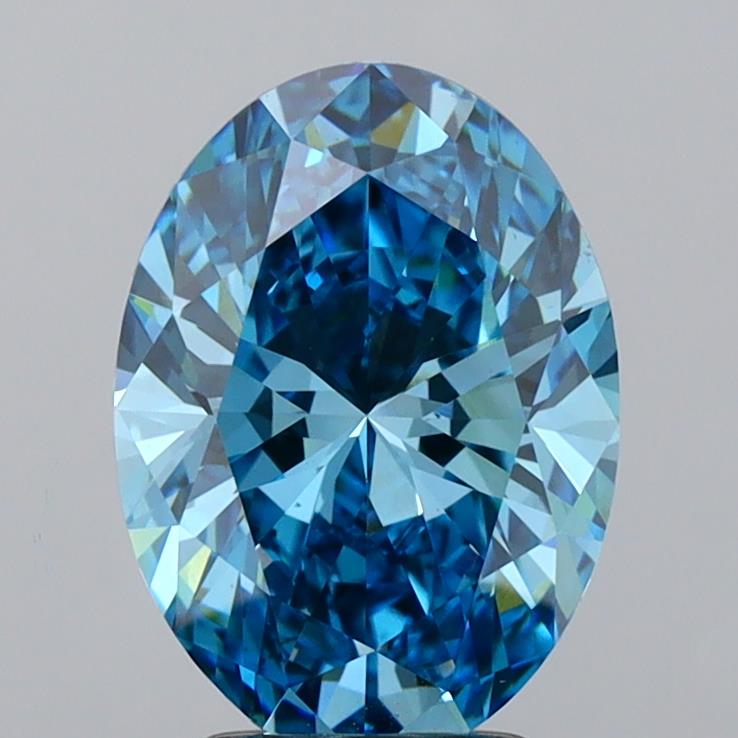 3.02 Carat Oval Shaped, Ideal Cut, VS1 Clarity, IGI Certified Lab Grown Diamond