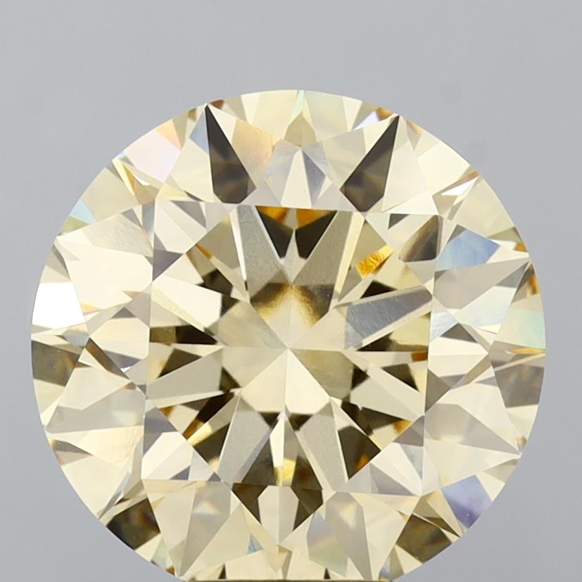 6.03 Carat Round Shaped, Excellent Cut, VVS2 Clarity, IGI Certified Lab Grown Diamond
