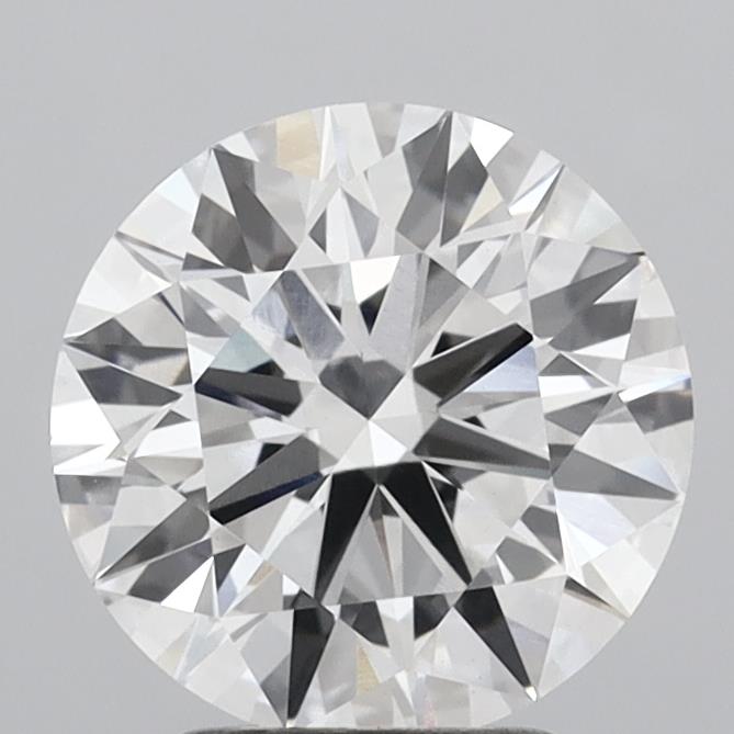 2.92 Carat Round Shaped, Ideal Cut, E Color, VVS2 Clarity, IGI Certified Lab Grown Diamond