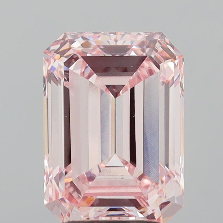 3.02 Carat Emerald Shaped, Ideal Cut, VS1 Clarity, IGI Certified Lab Grown Diamond