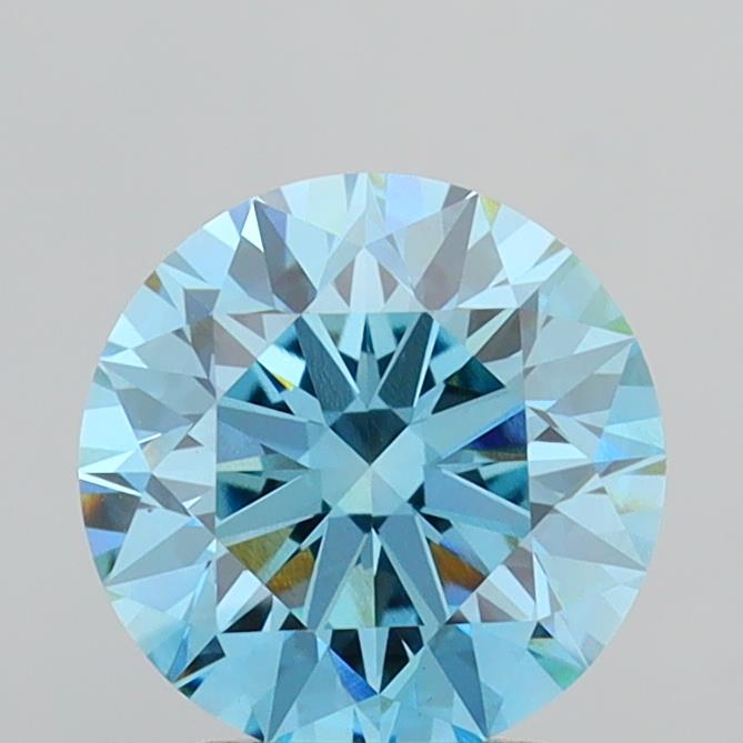 2.43 Carat Round Shaped, Excellent Cut, VS1 Clarity, IGI Certified Lab Grown Diamond