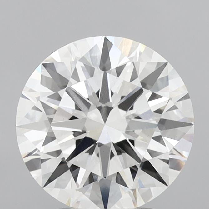 3.02 Carat Round Shaped, Ideal Cut, E Color, VVS2 Clarity, IGI Certified Lab Grown Diamond