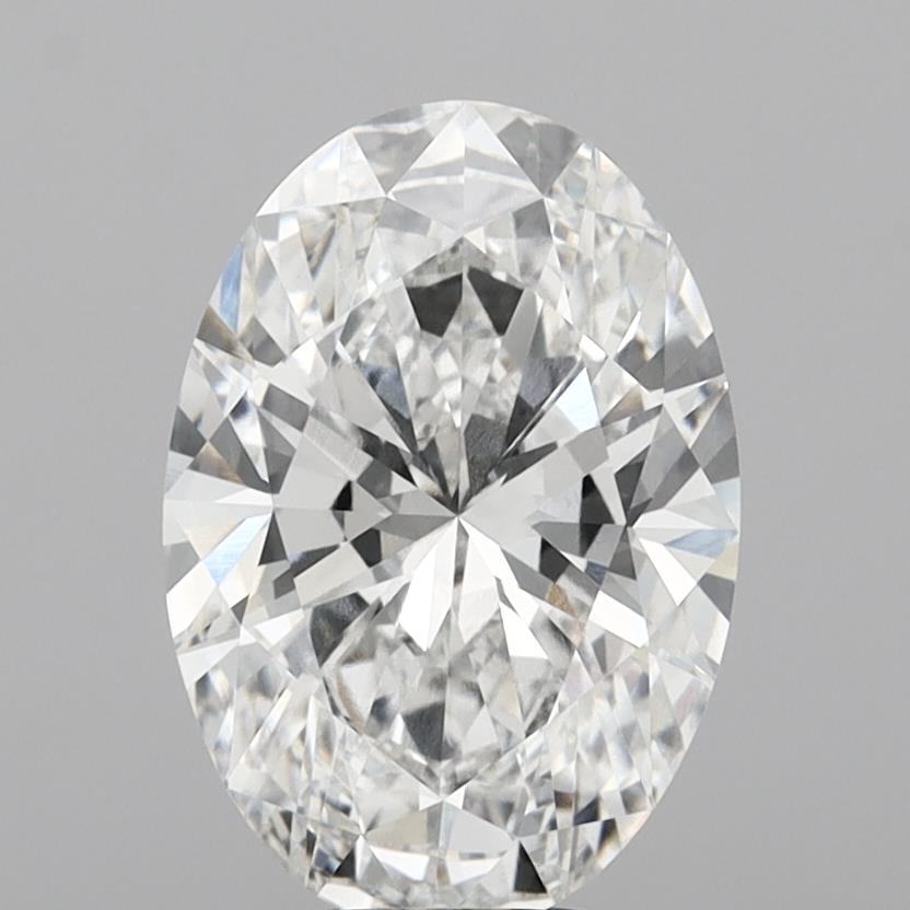 4.92 Carat Oval Shaped, Ideal Cut, E Color, VVS2 Clarity, IGI Certified Lab Grown Diamond