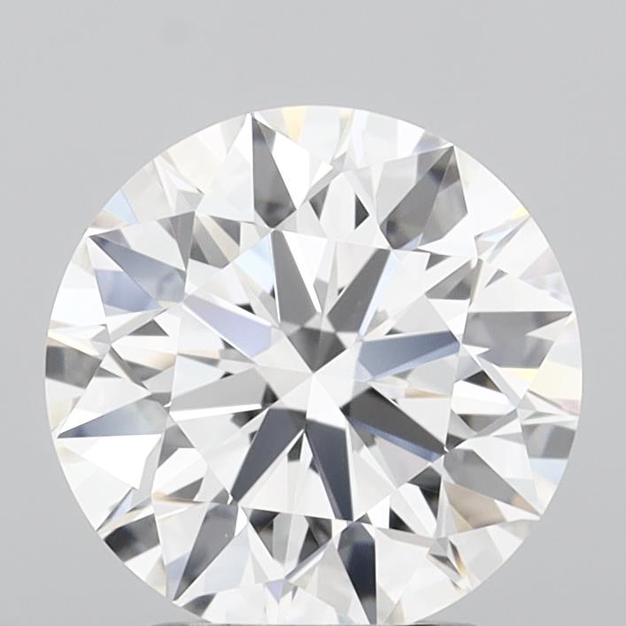 2.26 Carat Round Shaped, Ideal Cut, E Color, VVS2 Clarity, IGI Certified Lab Grown Diamond