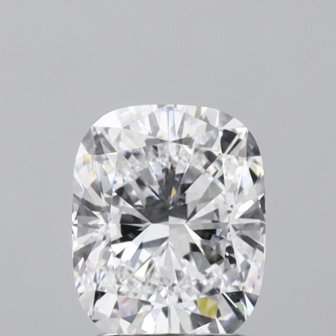 1.54 Carat Cushion Shaped, Ideal Cut, D Color, VVS2 Clarity, IGI Certified Lab Grown Diamond