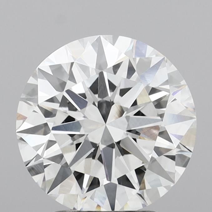 3.01 Carat Round Shaped, Excellent Cut, E Color, VVS2 Clarity, IGI Certified Lab Grown Diamond
