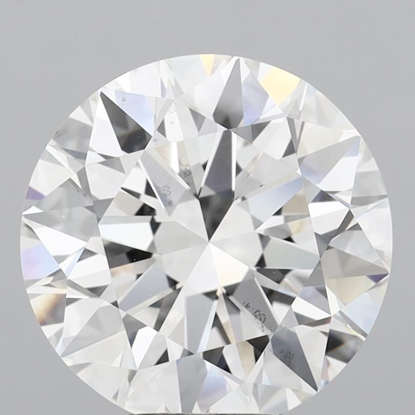 6.02 Carat Round Shaped, Ideal Cut, F Color, VS1 Clarity, IGI Certified Lab Grown Diamond