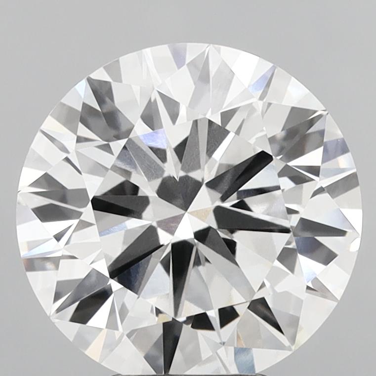 5.10 Carat Round Shaped, Excellent Cut, E Color, VVS2 Clarity, IGI Certified Lab Grown Diamond