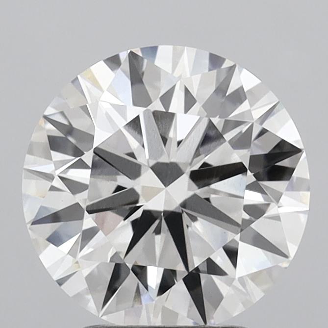2.92 Carat Round Shaped, Ideal Cut, E Color, VVS2 Clarity, IGI Certified Lab Grown Diamond
