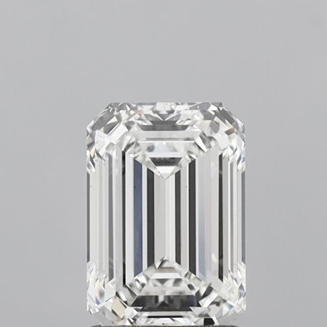 1.42 Carat Emerald Shaped, Ideal Cut, E Color, VS1 Clarity, IGI Certified Lab Grown Diamond