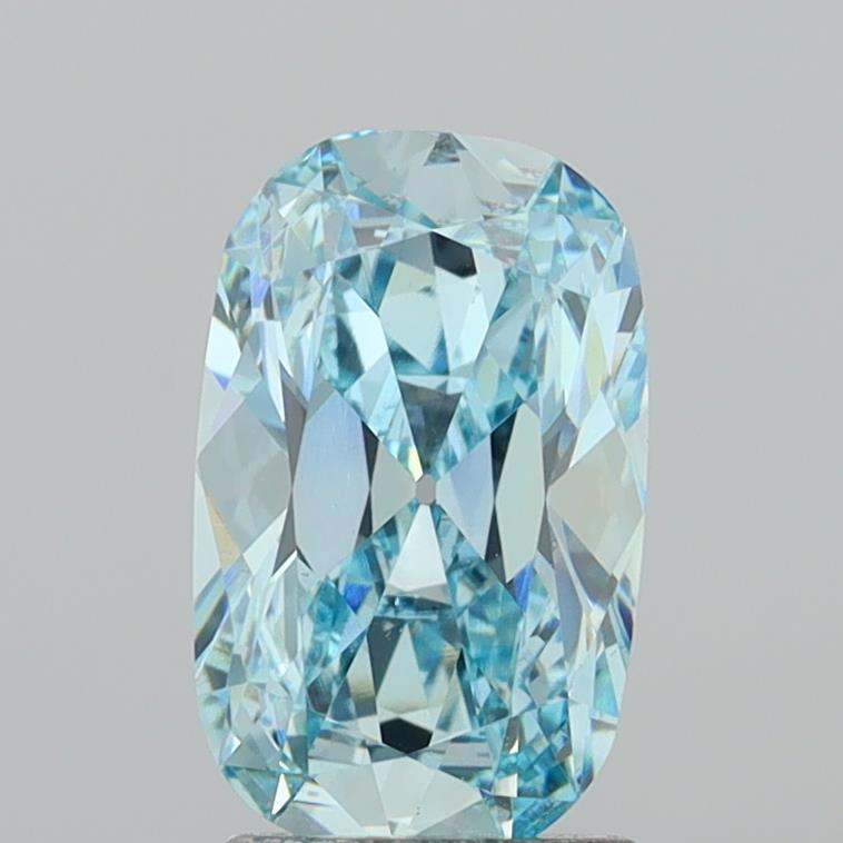 2.10 Carat Cushion Shaped, Ideal Cut, VS1 Clarity, IGI Certified Lab Grown Diamond