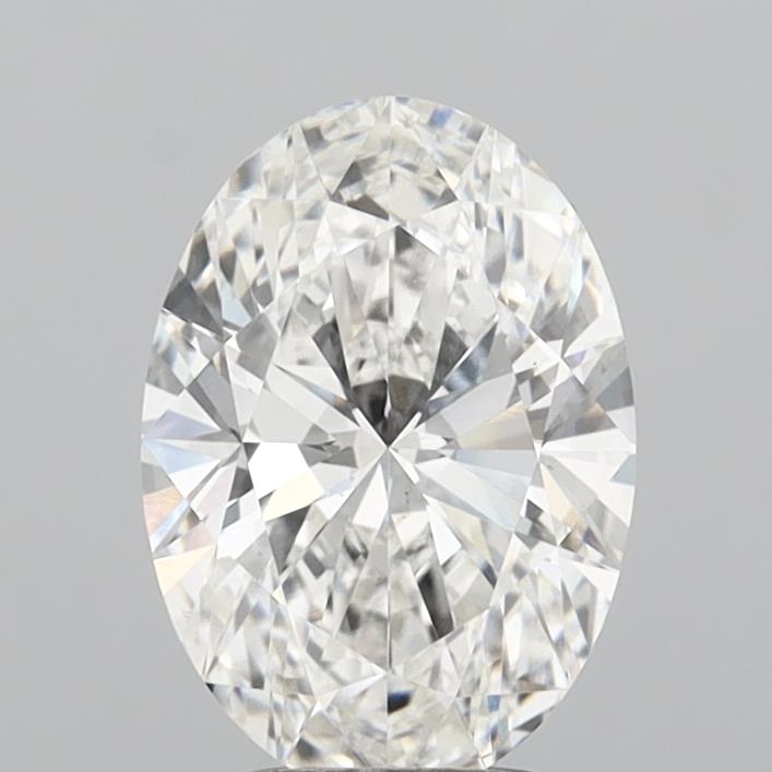 3.01 Carat Oval Shaped, Ideal Cut, F Color, VS1 Clarity, IGI Certified Lab Grown Diamond