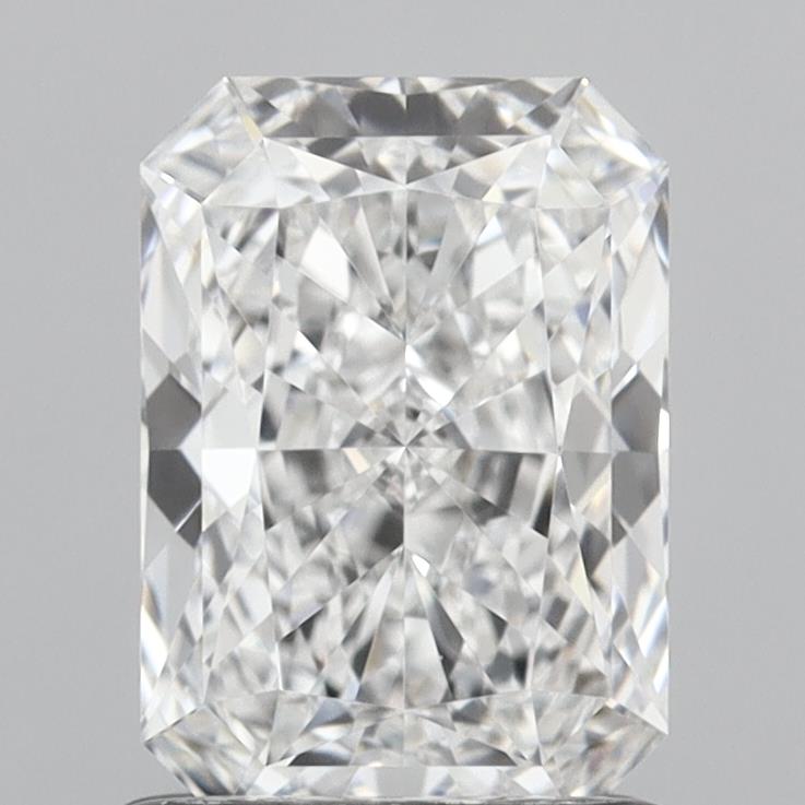 1.46 Carat Radiant Shaped, Very Good Cut, D Color, VVS2 Clarity, IGI Certified Lab Grown Diamond