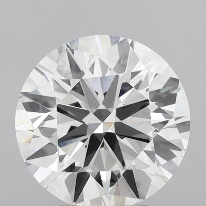 3.03 Carat Round Shaped, Very Good Cut, G Color, VVS2 Clarity, IGI Certified Lab Grown Diamond
