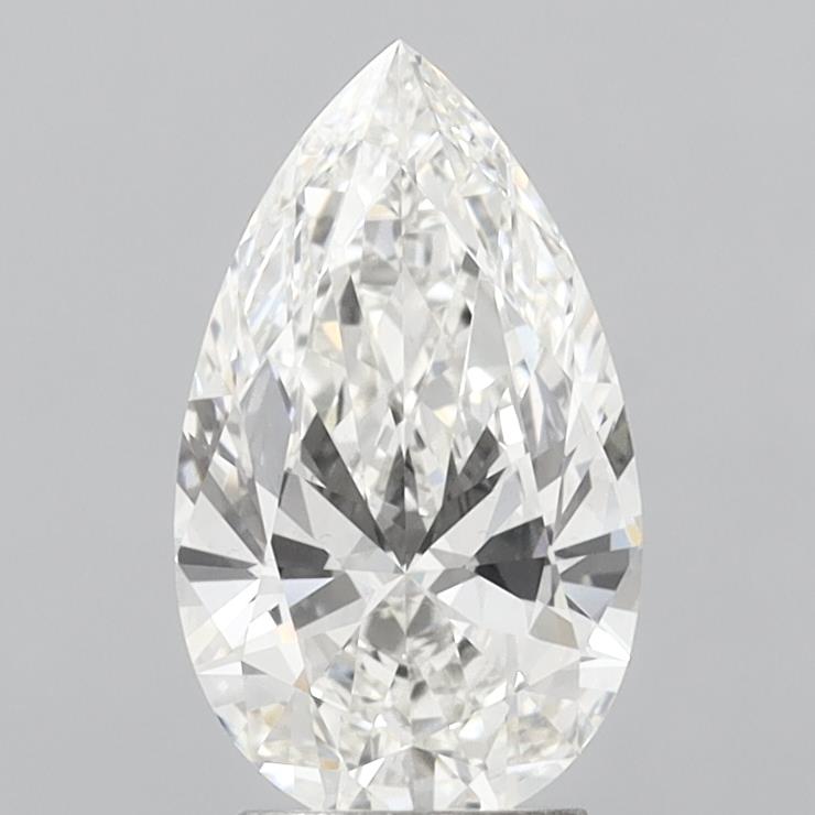 13.07 Carat Pear Shaped, Ideal Cut, G Color, VVS2 Clarity, IGI Certified Lab Grown Diamond