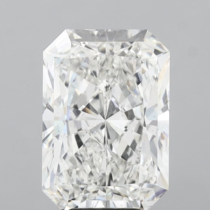 6.03 Carat Radiant Shaped, Ideal Cut, F Color, VS2 Clarity, IGI Certified Lab Grown Diamond