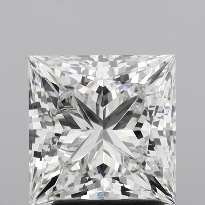 2.91 Carat Princess Shaped, Ideal Cut, F Color, VVS2 Clarity, IGI Certified Lab Grown Diamond