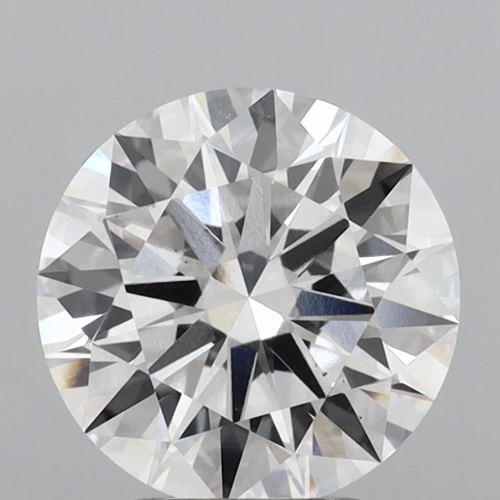 3.08 Carat Round Shaped, Ideal Cut, E Color, VS2 Clarity, IGI Certified Lab Grown Diamond