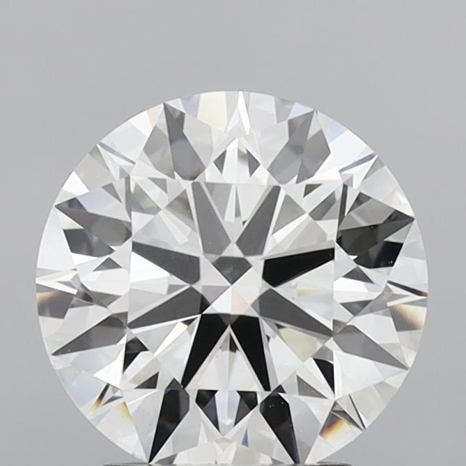 2.89 Carat Round Shaped, Ideal Cut, F Color, VVS2 Clarity, IGI Certified Lab Grown Diamond