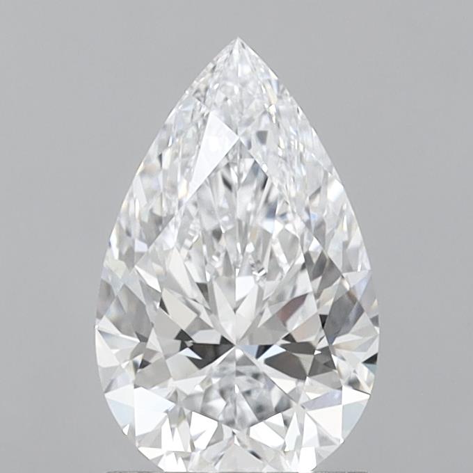1.53 Carat Pear Shaped, Ideal Cut, E Color, VVS1 Clarity, IGI Certified Lab Grown Diamond