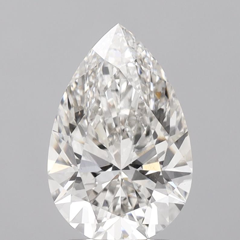 2.04 Carat Pear Shaped, Excellent Cut, G Color, VS1 Clarity, IGI Certified Lab Grown Diamond