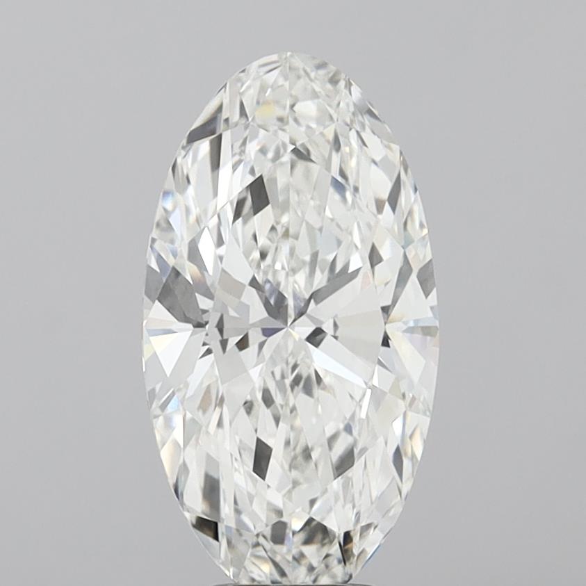 5.09 Carat Oval Shaped, Ideal Cut, G Color, VVS2 Clarity, IGI Certified Lab Grown Diamond