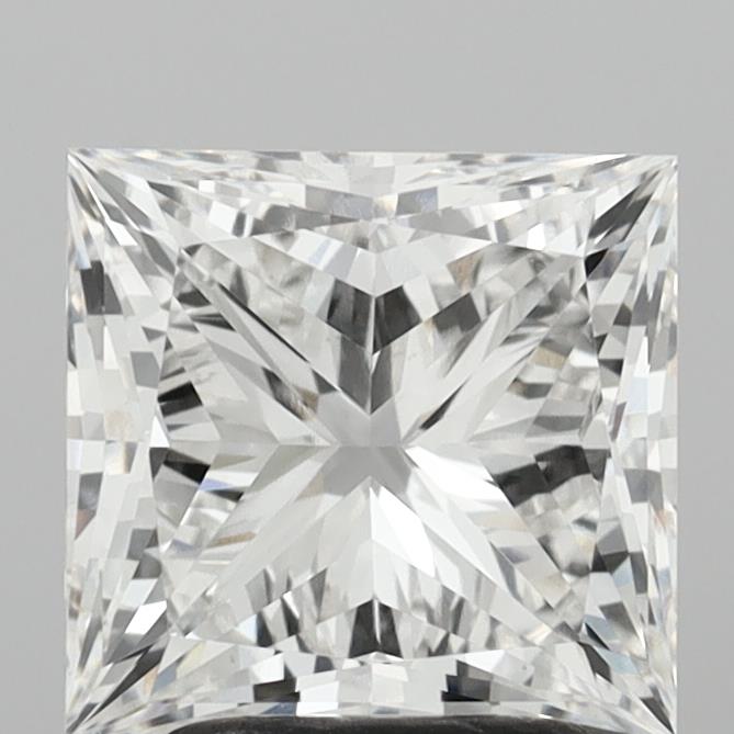 3.06 Carat Princess Shaped, Ideal Cut, E Color, VS1 Clarity, IGI Certified Lab Grown Diamond