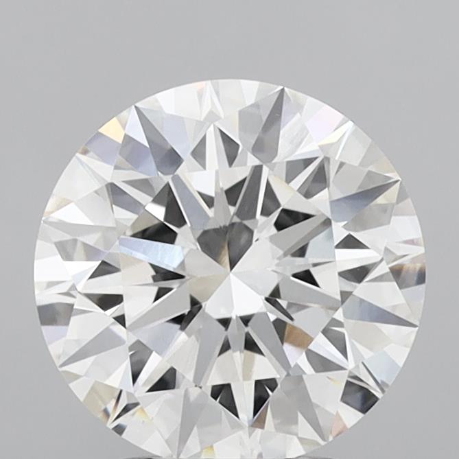3.02 Carat Round Shaped, Ideal Cut, E Color, VVS2 Clarity, IGI Certified Lab Grown Diamond