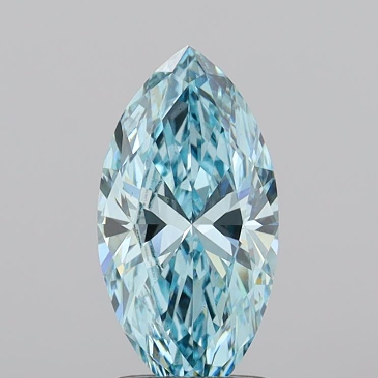 1.36 Carat Marquise Shaped, Ideal Cut, VS1 Clarity, IGI Certified Lab Grown Diamond
