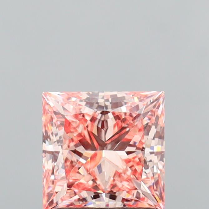 1.52 Carat Princess Shaped, Ideal Cut, VS1 Clarity, IGI Certified Lab Grown Diamond