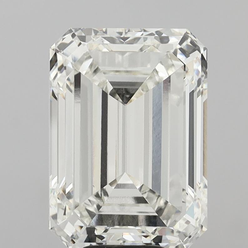10.57 Carat Emerald Shaped, Excellent Cut, H Color, VVS2 Clarity, IGI Certified Lab Grown Diamond