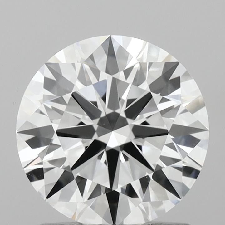 1.23 Carat Round Shaped, Ideal Cut, D Color, VS2 Clarity, IGI Certified Lab Grown Diamond