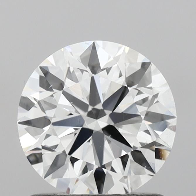 1.08 Carat Round Shaped, Excellent Cut, D Color, VS2 Clarity, IGI Certified Lab Grown Diamond