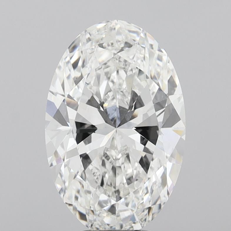 6.00 Carat Oval Shaped, Excellent Cut, F Color, VS1 Clarity, IGI Certified Lab Grown Diamond