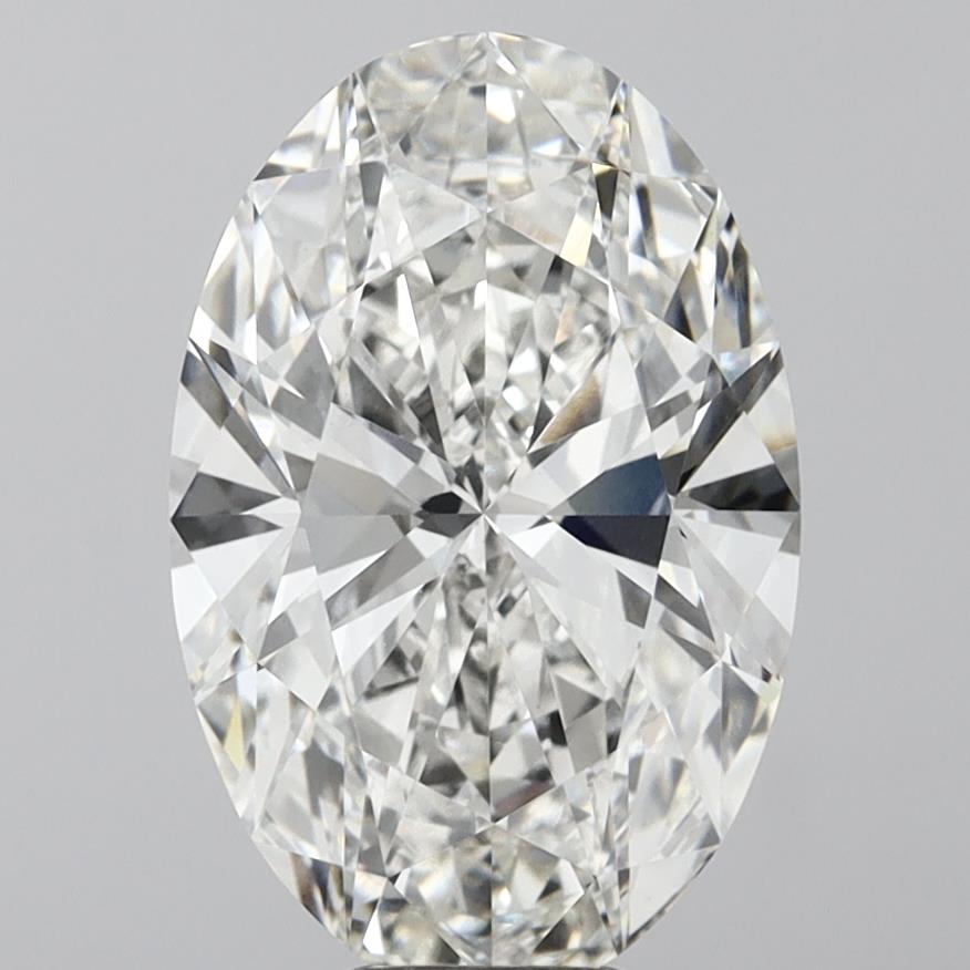 9.09 Carat Oval Shaped, Ideal Cut, G Color, VVS2 Clarity, IGI Certified Lab Grown Diamond