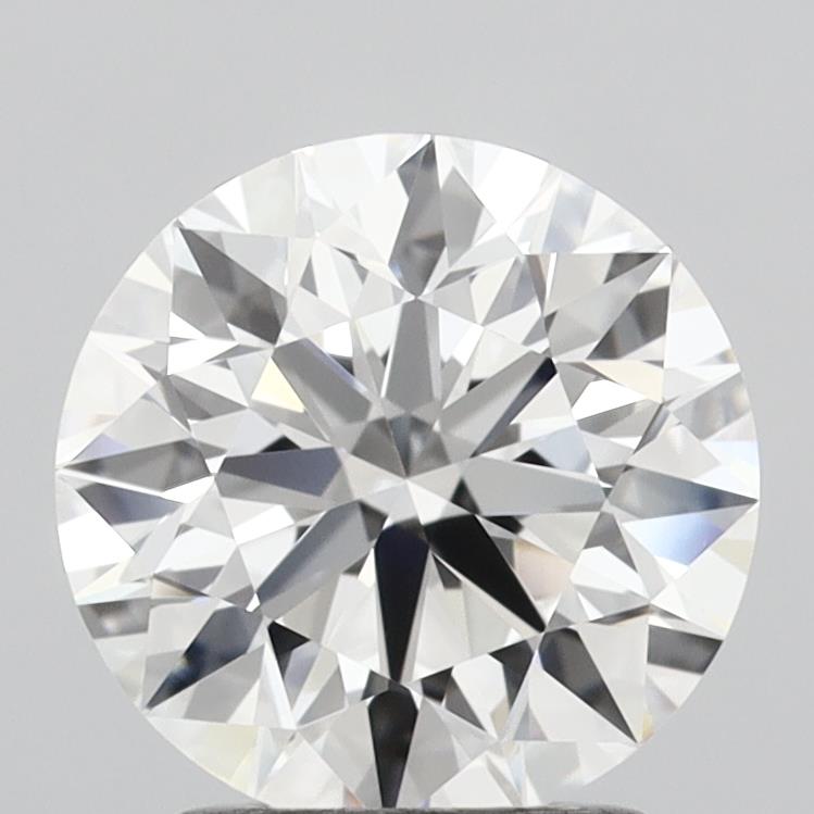 2.00 Carat Round Shaped, Excellent Cut, D Color, VVS2 Clarity, IGI Certified Lab Grown Diamond