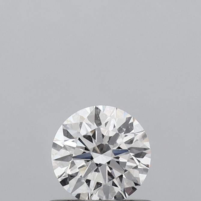 0.53 Carat Round Shaped, Ideal Cut, D Color, VVS2 Clarity, IGI Certified Lab Grown Diamond