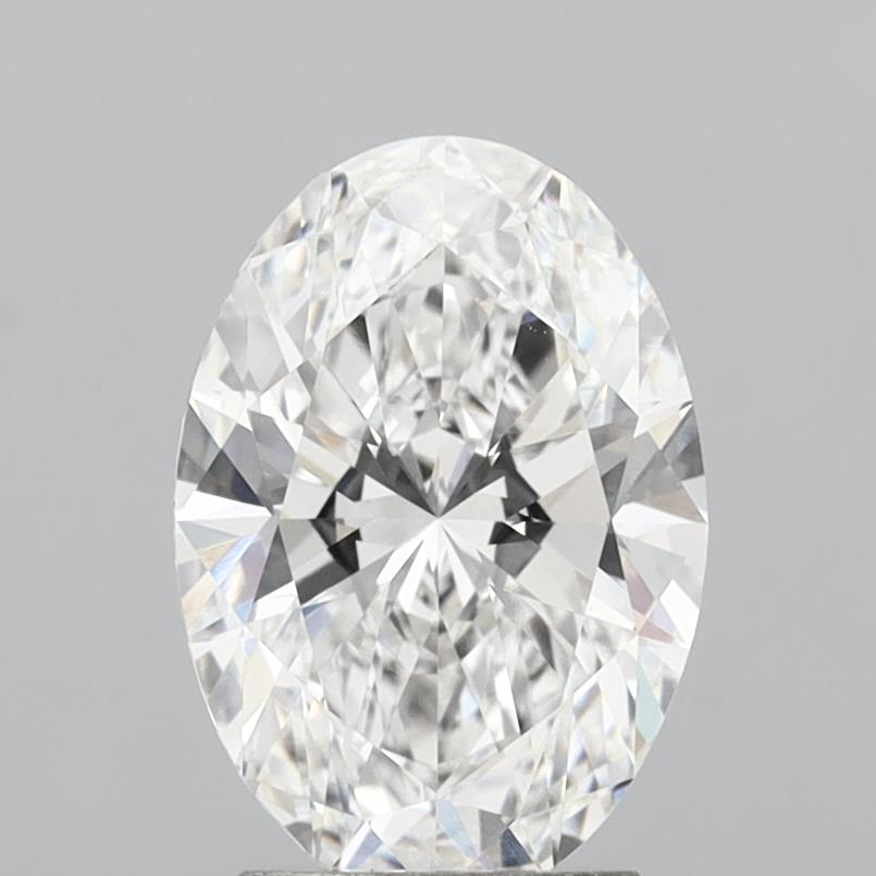 2.77 Carat Oval Shaped, Ideal Cut, D Color, VS1 Clarity, IGI Certified Lab Grown Diamond