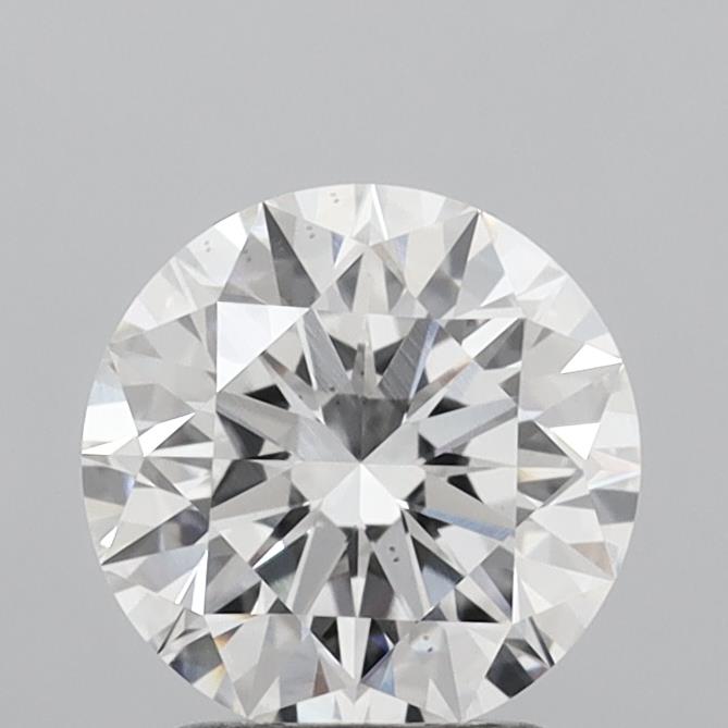 2.02 Carat Round Shaped, Ideal Cut, F Color, VS2 Clarity, IGI Certified Lab Grown Diamond