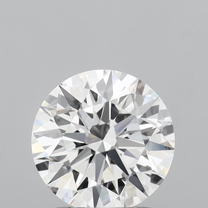1.57 Carat Round Shaped, Ideal Cut, D Color, VVS2 Clarity, IGI Certified Lab Grown Diamond