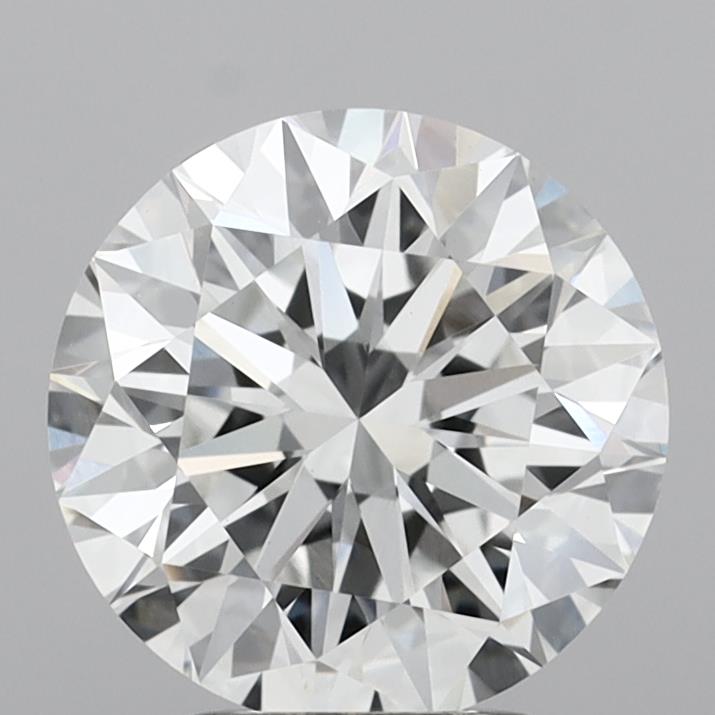 3.35 Carat Round Shaped, Excellent Cut, D Color, VVS2 Clarity, IGI Certified Lab Grown Diamond