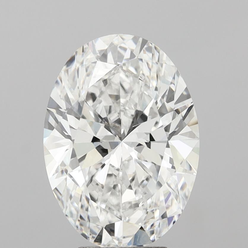 6.03 Carat Oval Shaped, Ideal Cut, E Color, VVS2 Clarity, IGI Certified Lab Grown Diamond