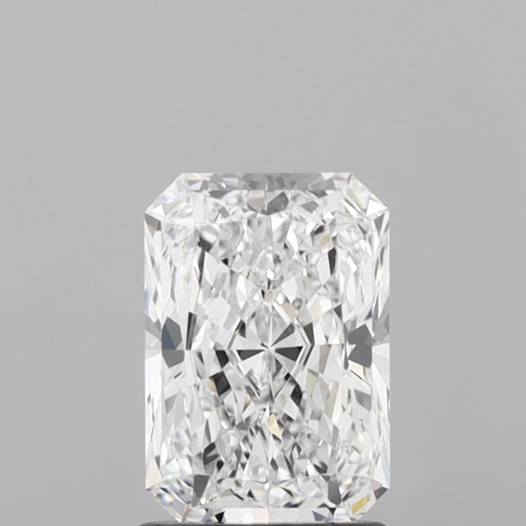 1.55 Carat Radiant Shaped, Ideal Cut, E Color, VVS2 Clarity, IGI Certified Lab Grown Diamond