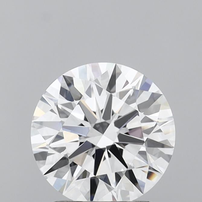 1.70 Carat Round Shaped, Ideal Cut, D Color, VVS1 Clarity, IGI Certified Lab Grown Diamond