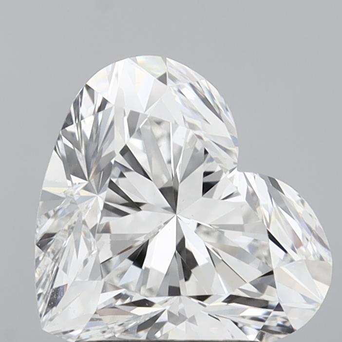 2.01 Carat Heart Shaped, Very Good Cut, D Color, VS1 Clarity, IGI Certified Lab Grown Diamond